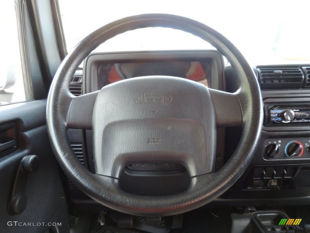 2004 Wrangler Sport 4x4 - Black / Dark Slate Gray photo #14