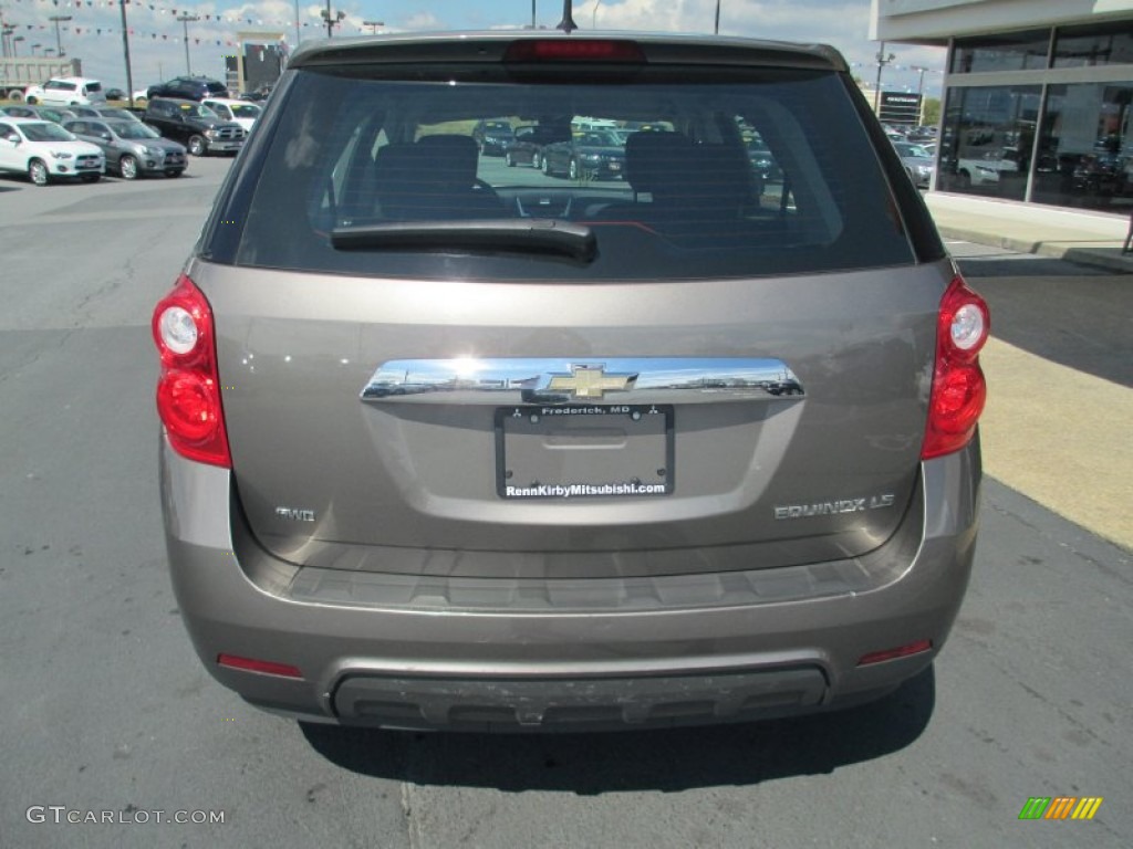 2010 Equinox LS AWD - Mocha Steel Metallic / Jet Black/Light Titanium photo #9