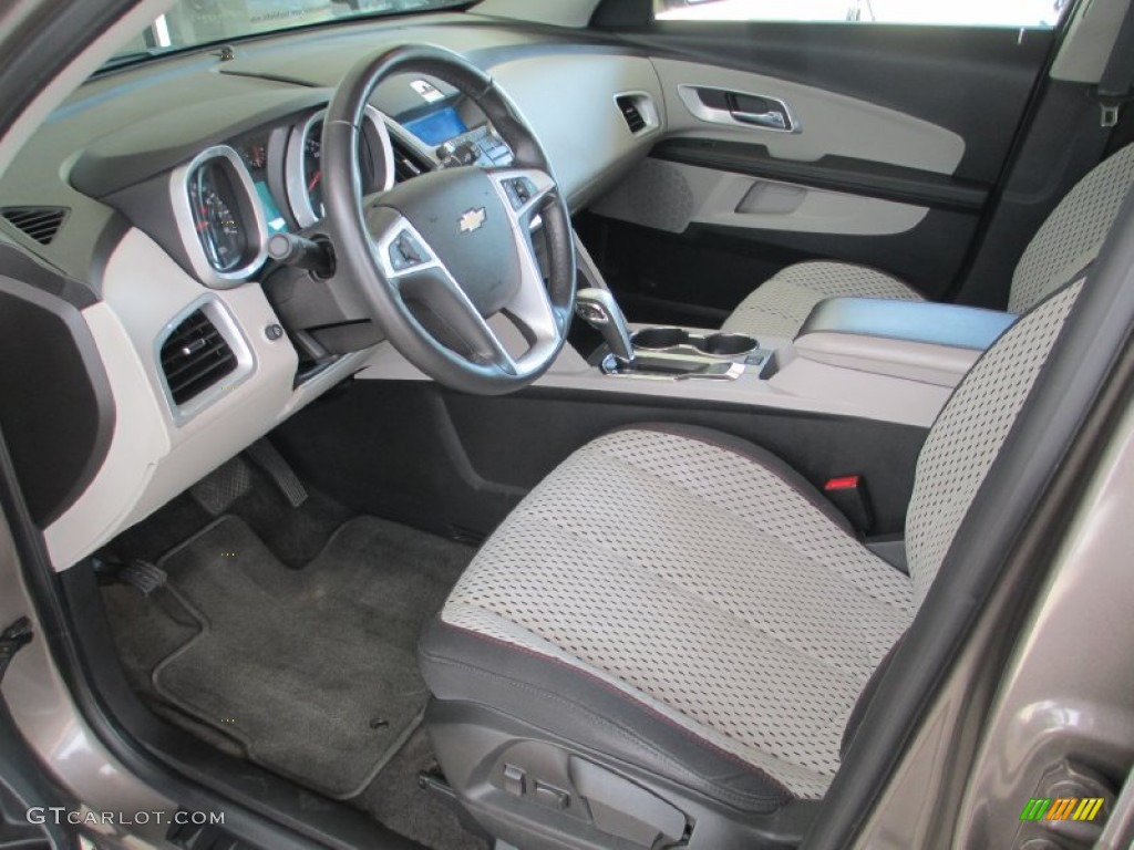 2010 Equinox LS AWD - Mocha Steel Metallic / Jet Black/Light Titanium photo #18