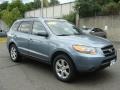 2009 Silver Blue Hyundai Santa Fe SE  photo #3