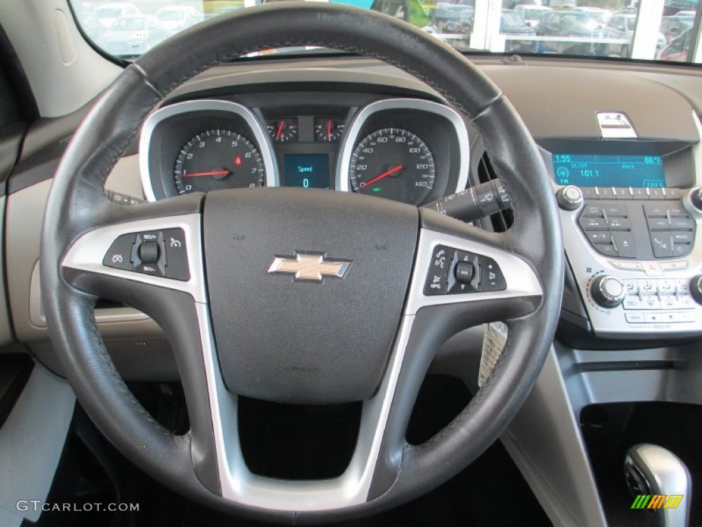 2010 Equinox LS AWD - Mocha Steel Metallic / Jet Black/Light Titanium photo #26