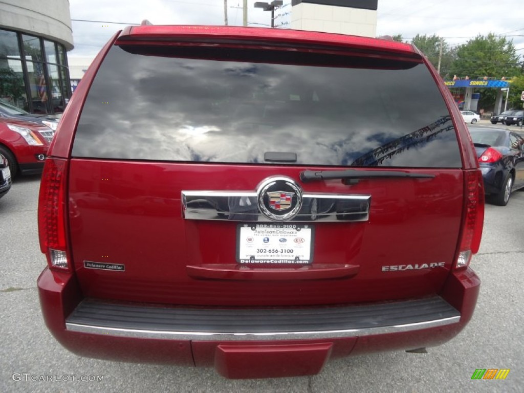 2008 Escalade AWD - Sonoma Red / Cocoa/Light Cashmere photo #6