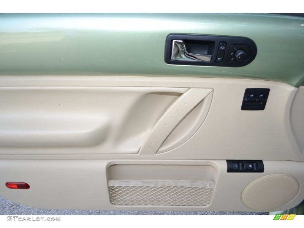 2008 New Beetle SE Coupe - Gecko Green / Cream Beige photo #13
