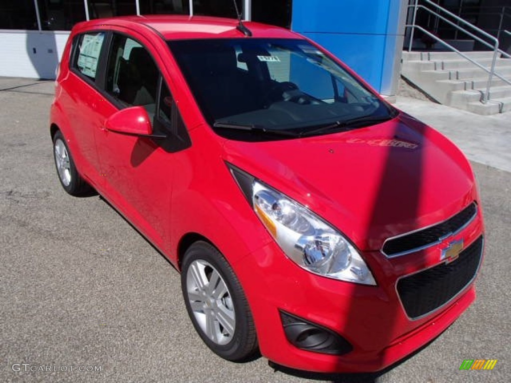 2013 Spark LS - Salsa (Red) / Silver/Silver photo #2