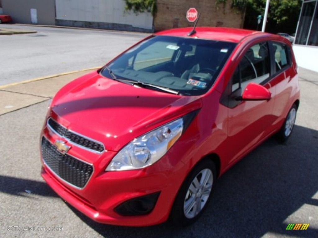 2013 Spark LS - Salsa (Red) / Silver/Silver photo #4