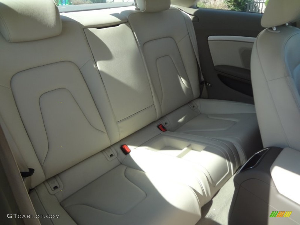 Linen Beige Interior 2011 Audi A5 2.0T quattro Coupe Photo #85788487