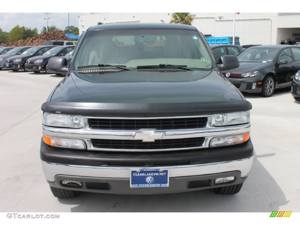 2003 Suburban 1500 LS - Dark Green Metallic / Gray/Dark Charcoal photo #2