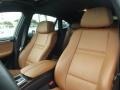 2011 BMW X6 Saddle Brown Interior Front Seat Photo