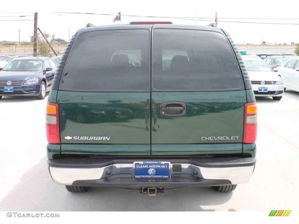 2003 Suburban 1500 LS - Dark Green Metallic / Gray/Dark Charcoal photo #8