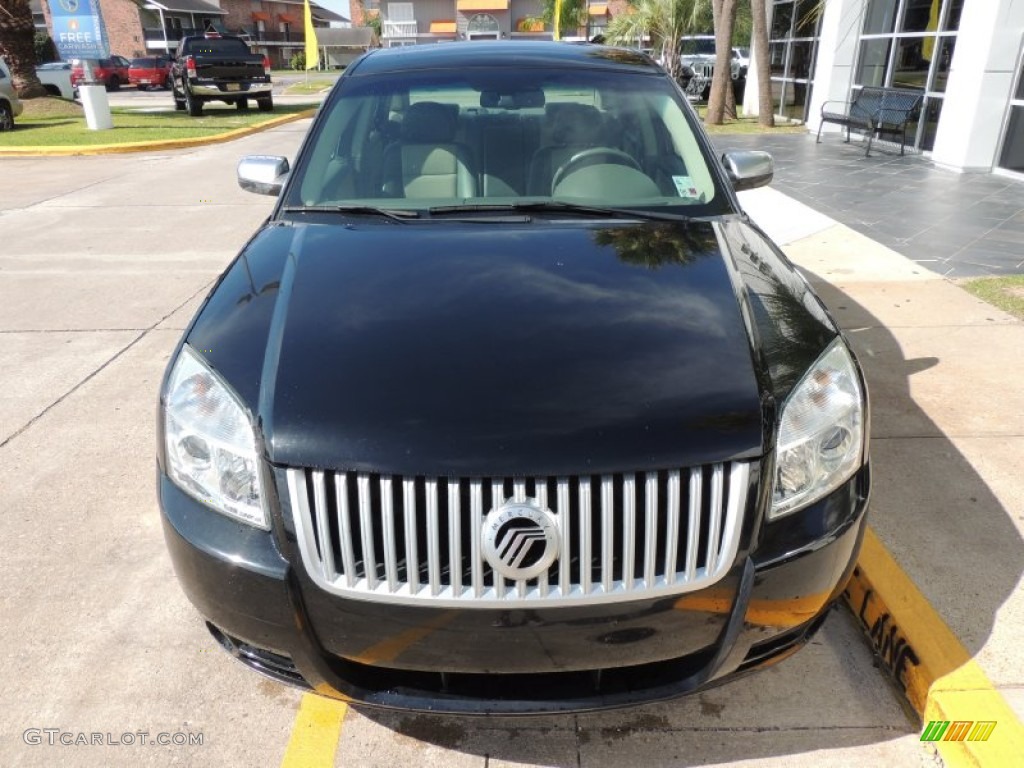 2008 Sable Sedan - Black / Medium Light Stone photo #2