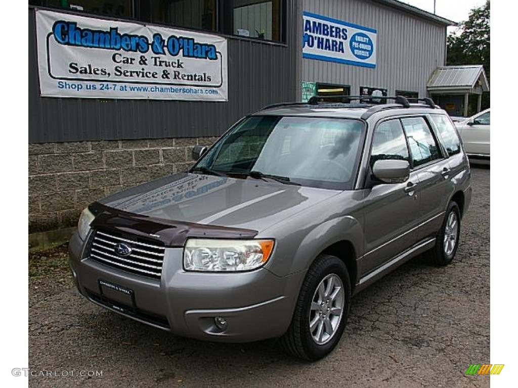 2006 Forester 2.5 X Premium - Steel Gray Metallic / Graphite Gray photo #1