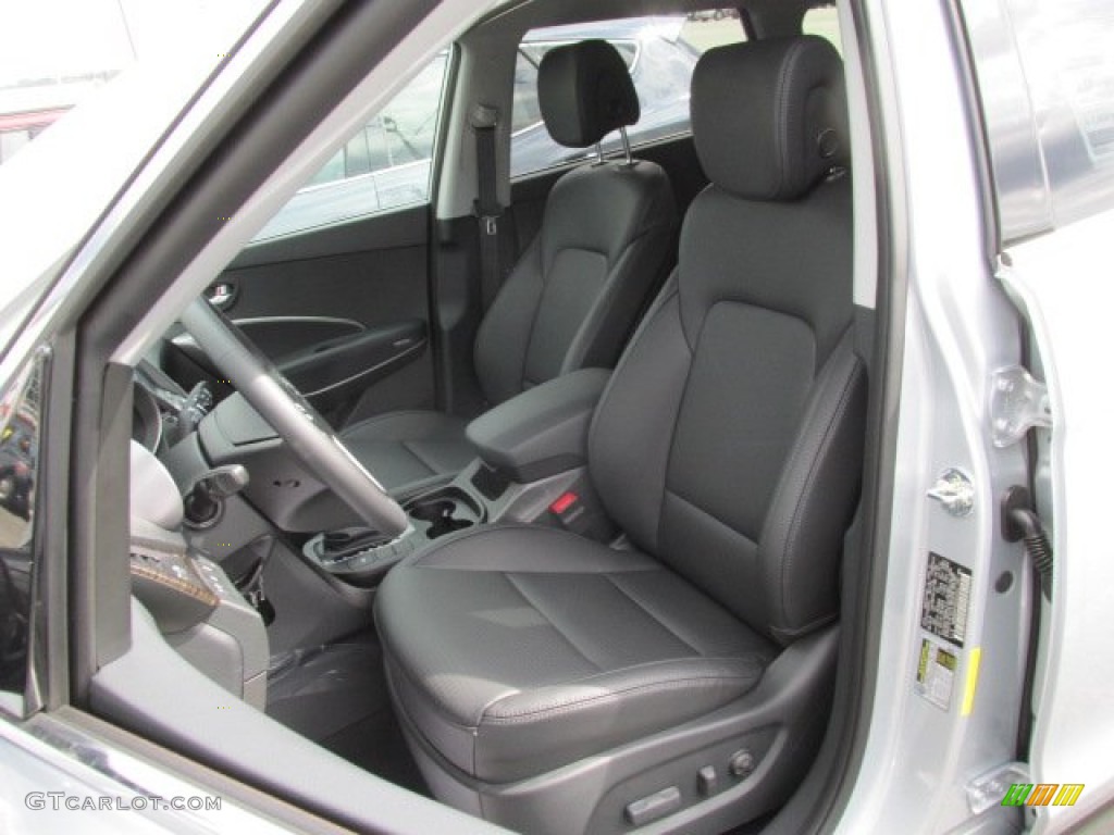 Black Interior 2013 Hyundai Santa Fe GLS AWD Photo #85791841
