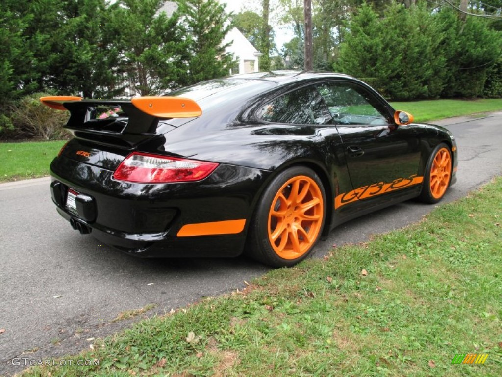 Black/Orange 2007 Porsche 911 GT3 RS Exterior Photo #85791880