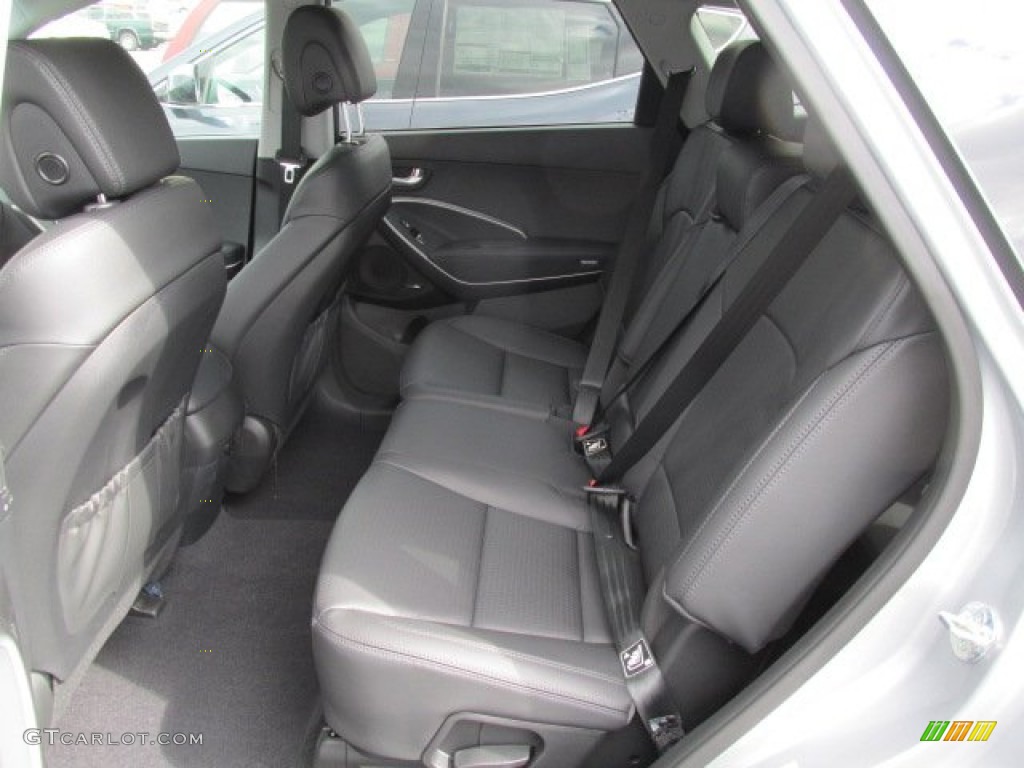 Black Interior 2013 Hyundai Santa Fe GLS AWD Photo #85792074