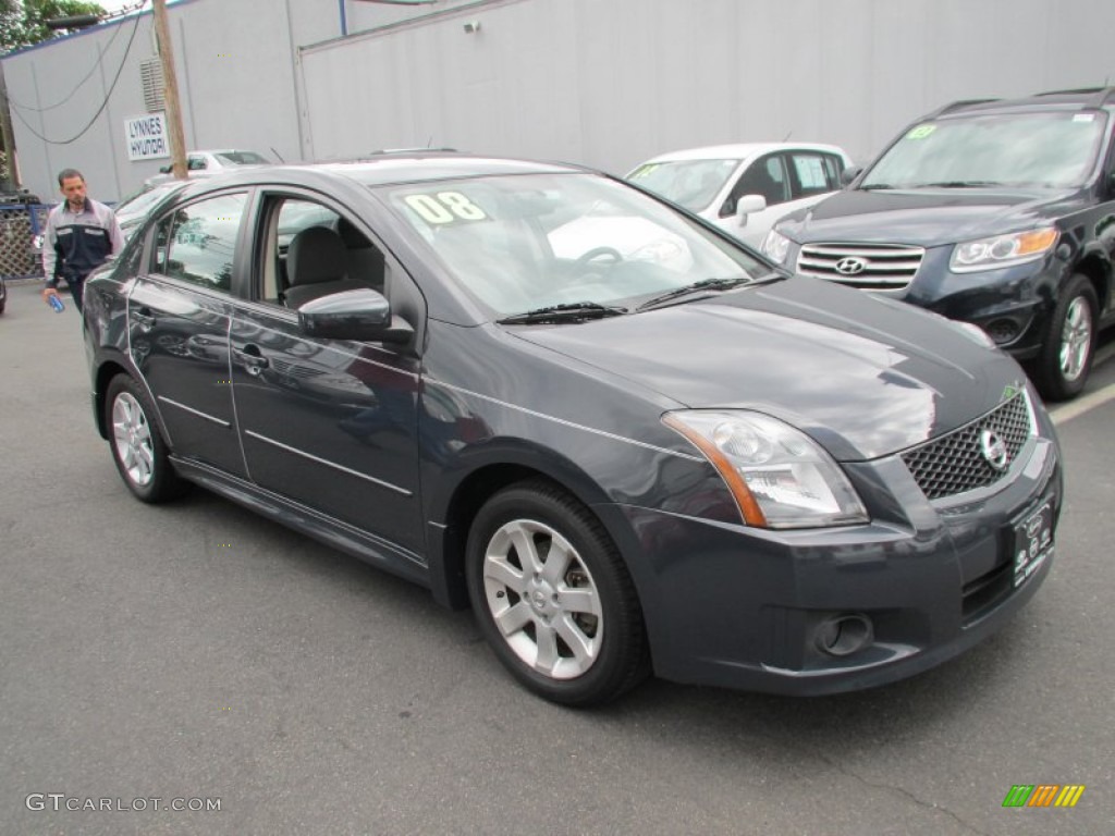 2009 Sentra 2.0 S - Midnight Sky / Charcoal photo #3