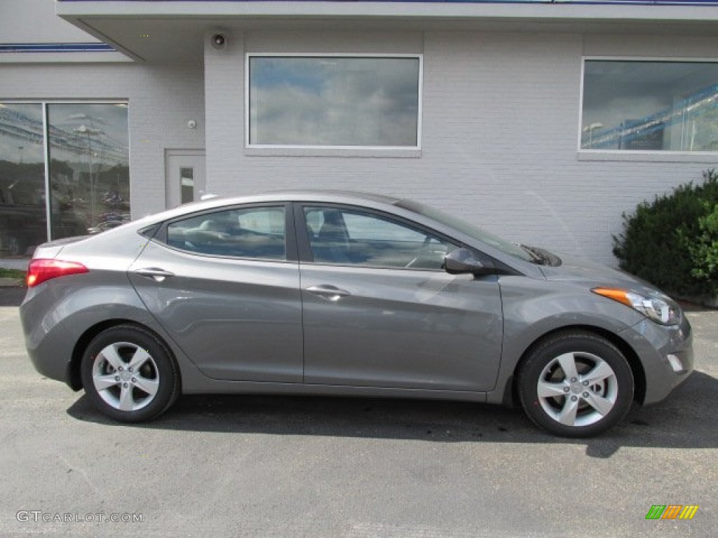2013 Elantra GLS - Harbor Gray Metallic / Gray photo #2