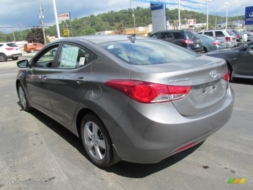 2013 Elantra GLS - Harbor Gray Metallic / Gray photo #5