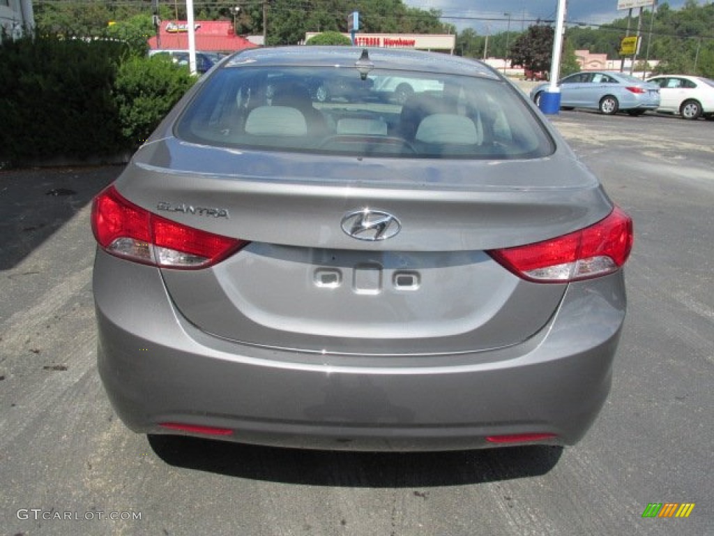 2013 Elantra GLS - Harbor Gray Metallic / Gray photo #6