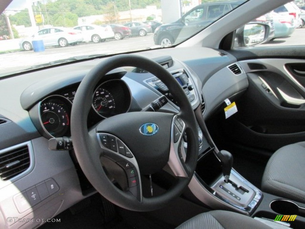 2013 Elantra GLS - Harbor Gray Metallic / Gray photo #7
