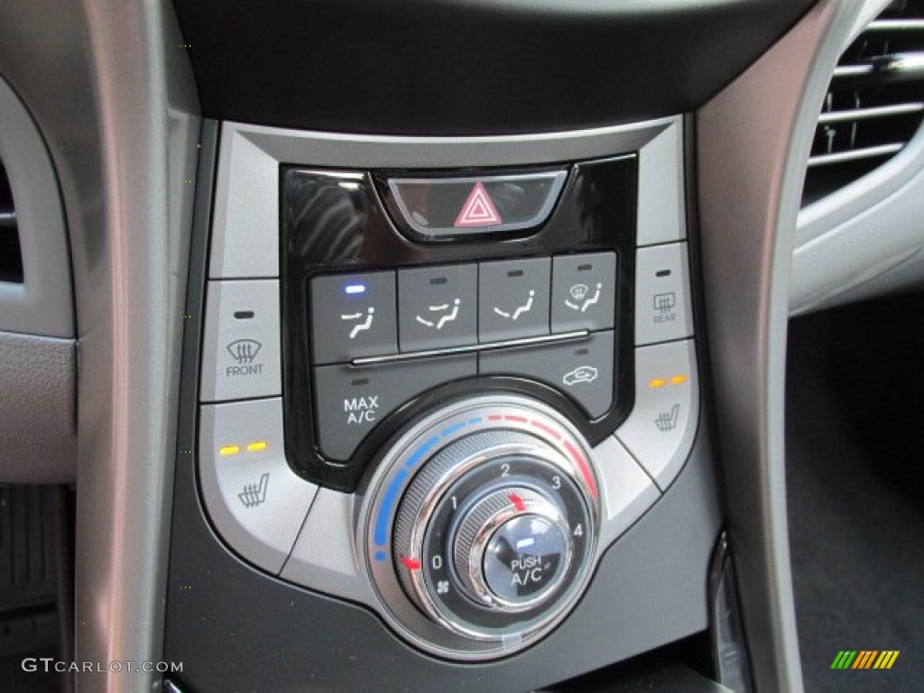 2013 Elantra GLS - Harbor Gray Metallic / Gray photo #11