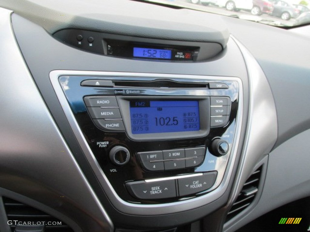 2013 Elantra GLS - Harbor Gray Metallic / Gray photo #12