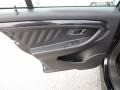 SHO Charcoal Black/Mayan Gray Miko Suede 2013 Ford Taurus SHO AWD Door Panel
