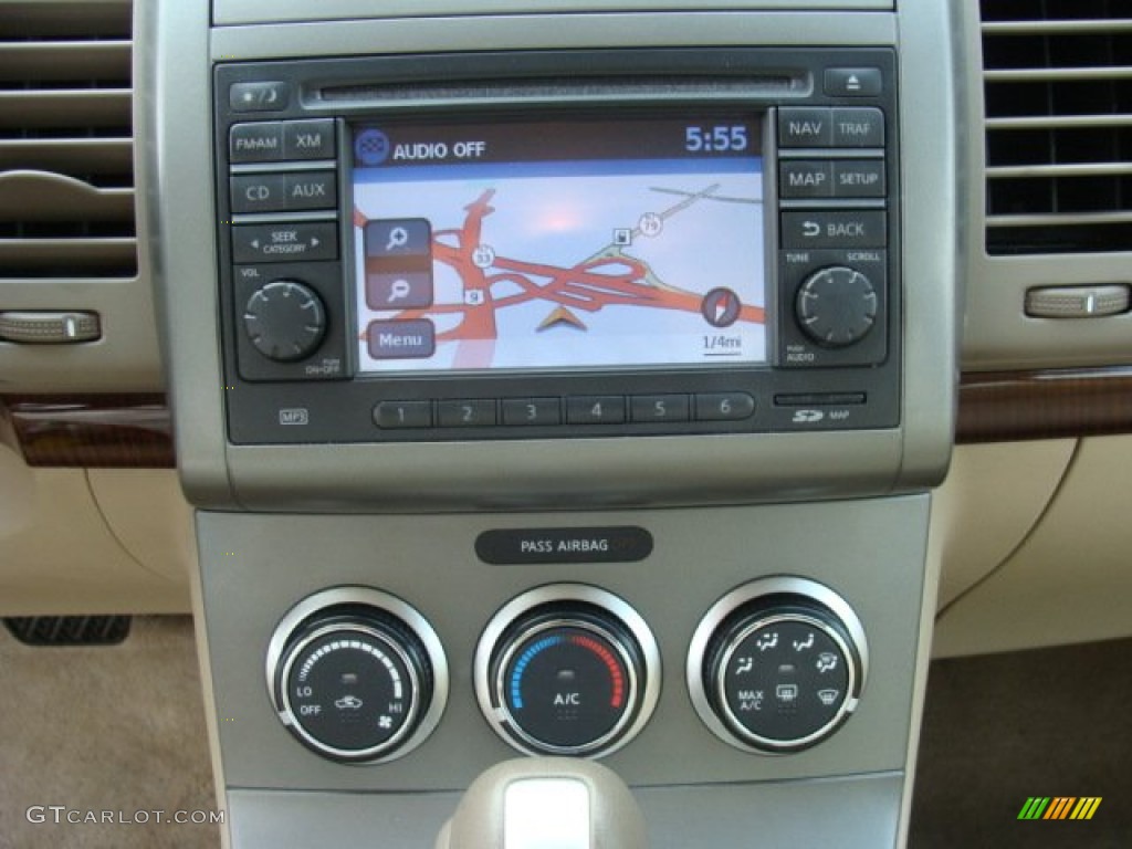 2010 Sentra 2.0 SL - Espresso Black Metallic / Beige photo #13