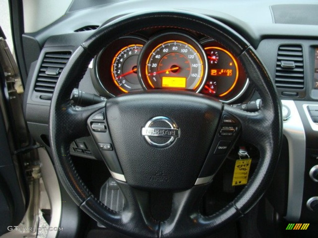 2009 Murano SL AWD - Tinted Bronze Metallic / Black photo #12