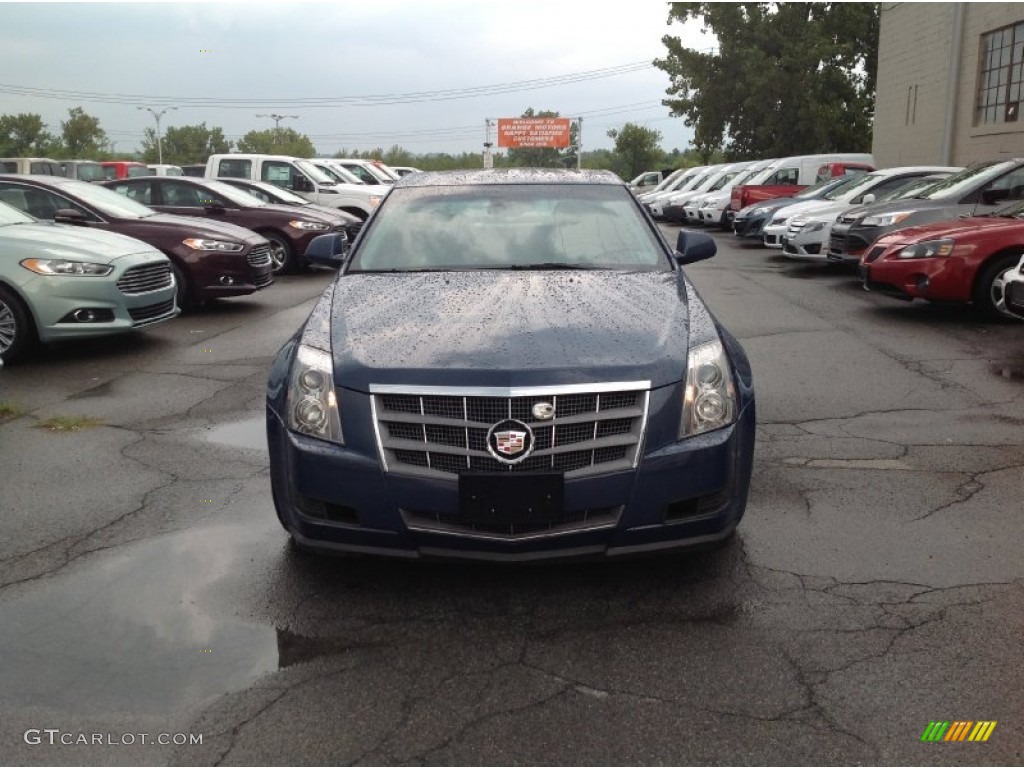 2009 CTS 4 AWD Sedan - Blue Diamond Tri-Coat / Cashmere/Cocoa photo #2