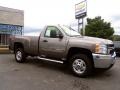 2014 Mocha Steel Metallic Chevrolet Silverado 2500HD LT Regular Cab 4x4  photo #1