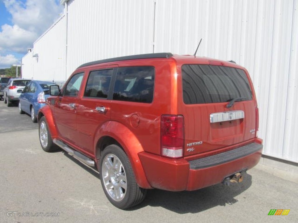 2007 Nitro R/T 4x4 - Sunburst Orange Pearl / Dark Slate Gray photo #7