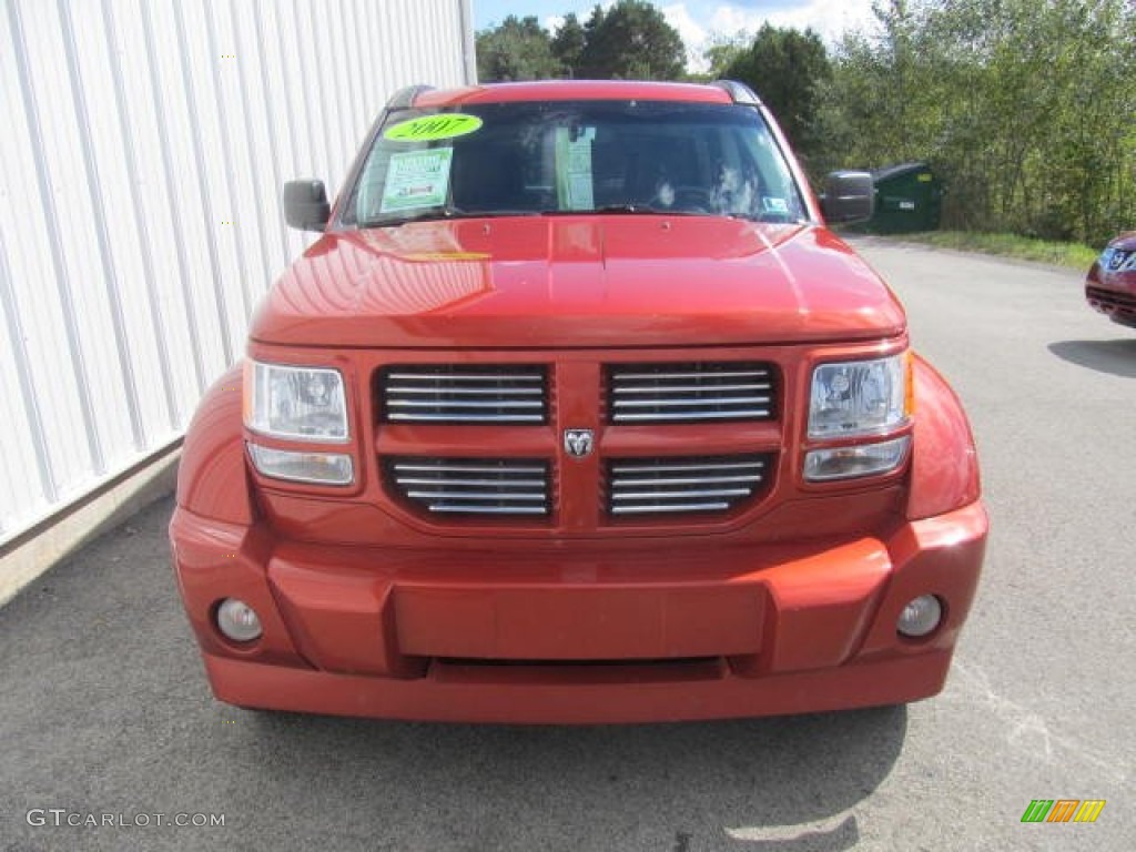2007 Nitro R/T 4x4 - Sunburst Orange Pearl / Dark Slate Gray photo #12