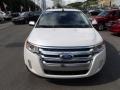 2013 White Platinum Tri-Coat Ford Edge SEL AWD  photo #3