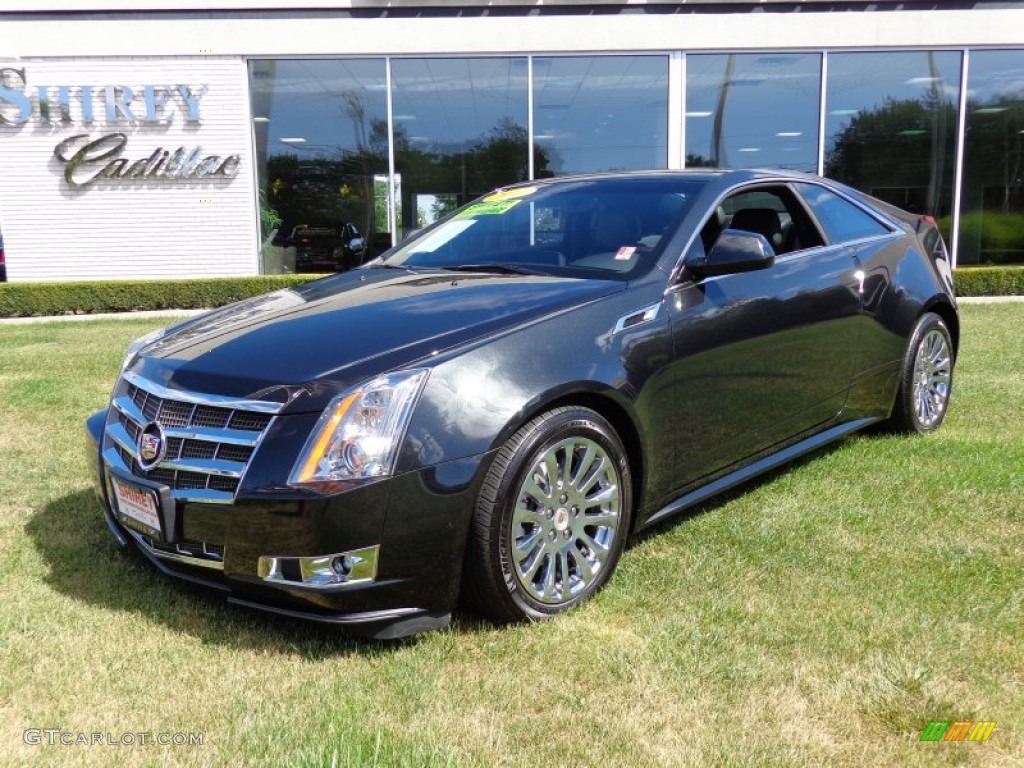 2011 CTS 4 AWD Coupe - Black Ice Metallic / Ebony photo #1