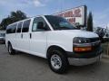 2012 Summit White Chevrolet Express LT 3500 Passenger Van  photo #10