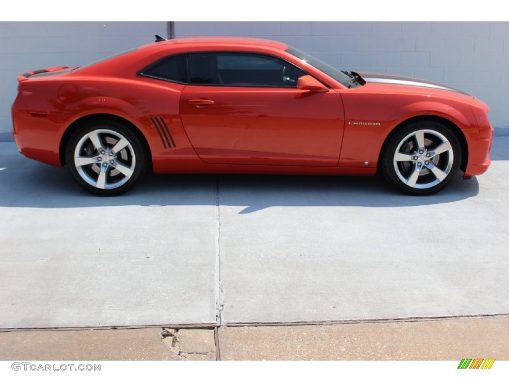 Inferno Orange Metallic 2010 Chevrolet Camaro SS/RS Coupe Exterior Photo #85796863