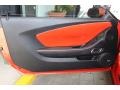 Black/Inferno Orange Door Panel Photo for 2010 Chevrolet Camaro #85796932