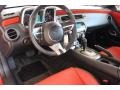 Black/Inferno Orange 2010 Chevrolet Camaro SS/RS Coupe Dashboard