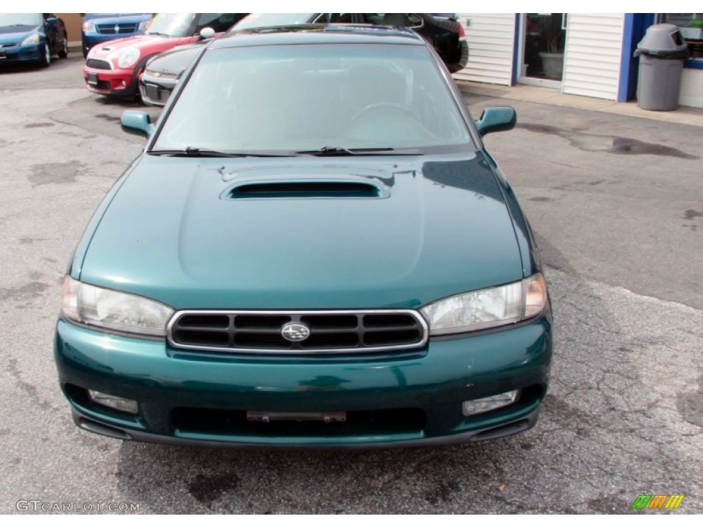 1999 Legacy GT Sedan - Spruce Green Pearl / Gray photo #2