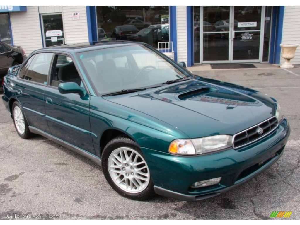 Spruce Green Pearl 1999 Subaru Legacy GT Sedan Exterior Photo #85797186