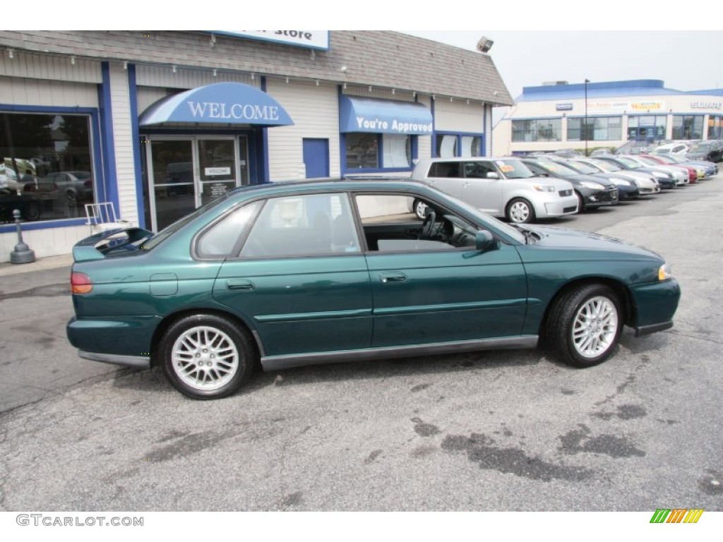 1999 Legacy GT Sedan - Spruce Green Pearl / Gray photo #5