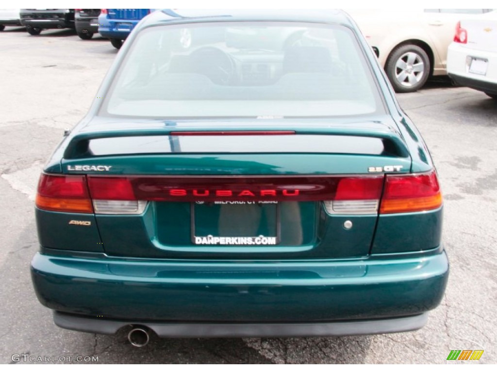 1999 Legacy GT Sedan - Spruce Green Pearl / Gray photo #7