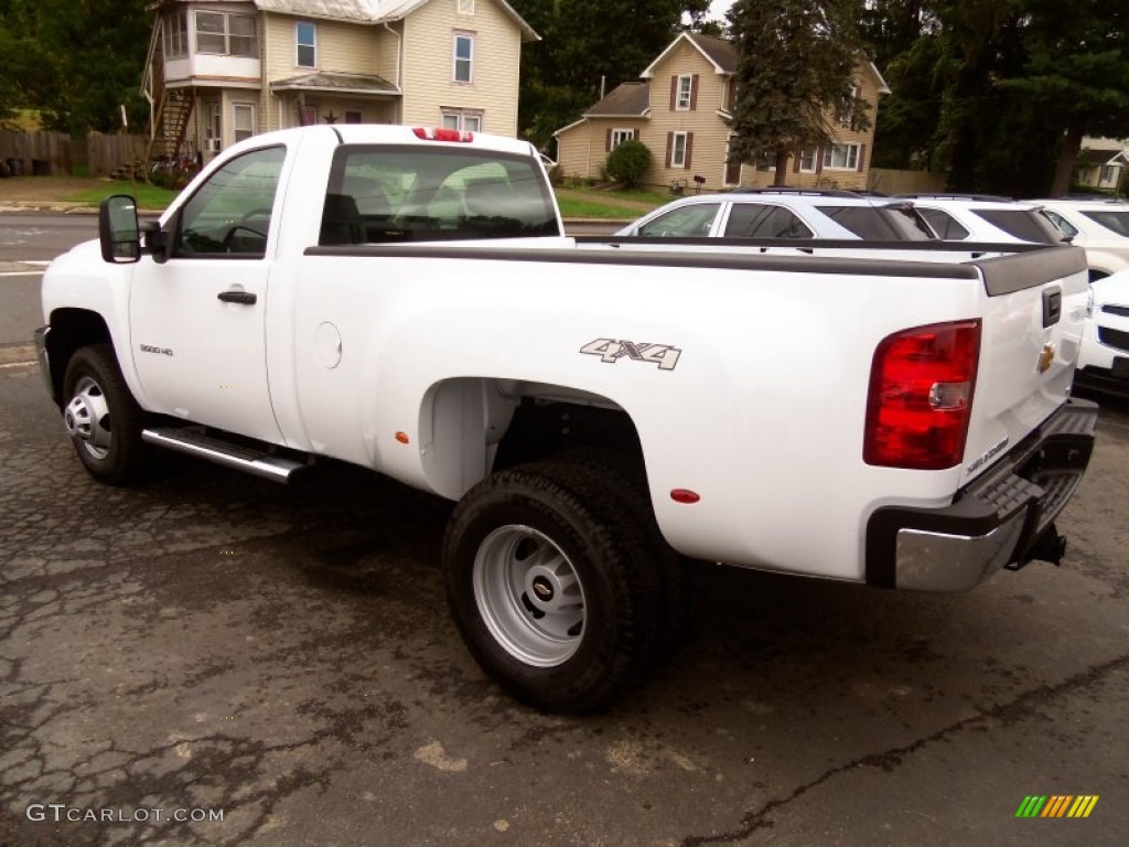 Summit White 2014 Chevrolet Silverado 3500HD WT Regular Cab Dual Rear Wheel 4x4 Exterior Photo #85797499