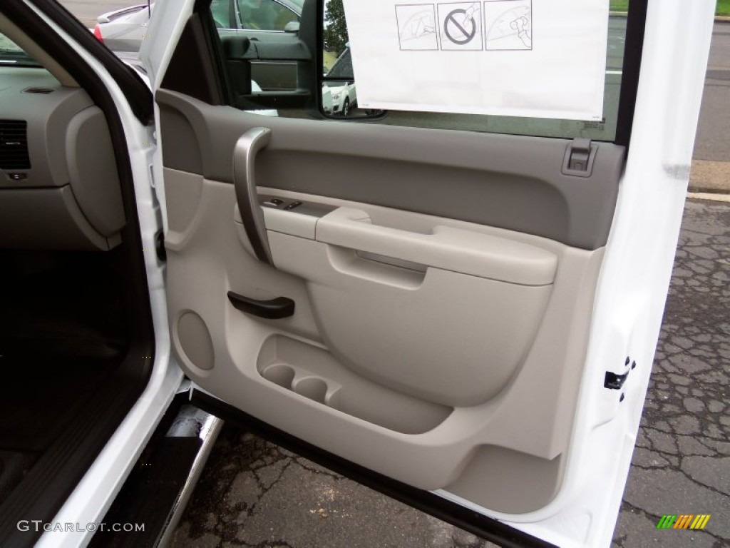 2014 Silverado 3500HD WT Regular Cab Dual Rear Wheel 4x4 - Summit White / Dark Titanium photo #20