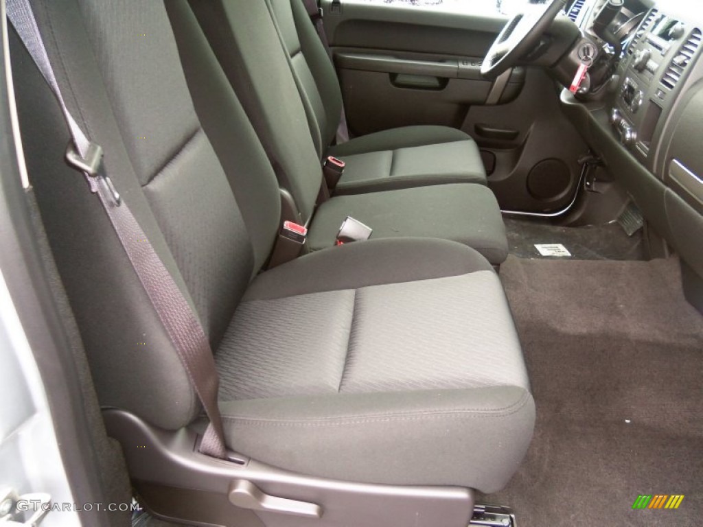 Ebony Interior 2014 Chevrolet Silverado 3500HD LT Crew Cab 4x4 Photo #85798822
