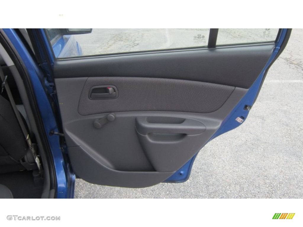 2007 Rio LX Sedan - Sapphire Blue / Beige photo #7