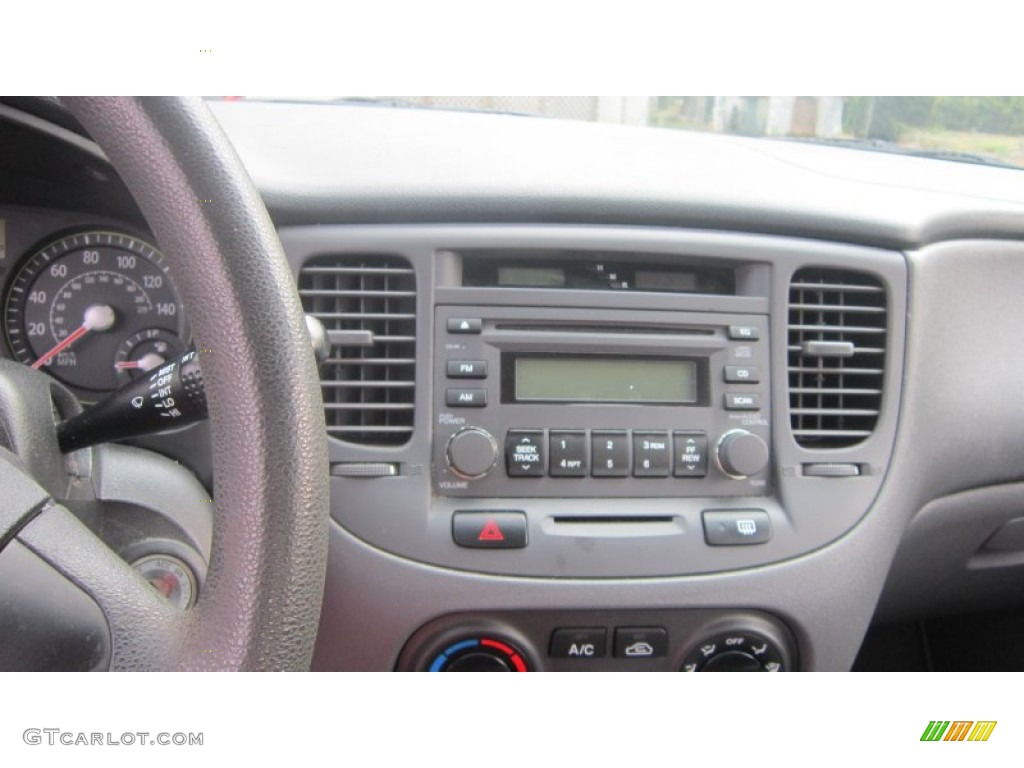 2007 Rio LX Sedan - Sapphire Blue / Beige photo #9