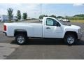 Summit White - Silverado 2500HD WT Regular Cab Photo No. 6