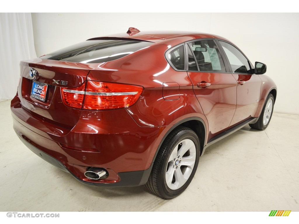 2011 X6 xDrive35i - Vermillion Red Metallic / Oyster photo #5