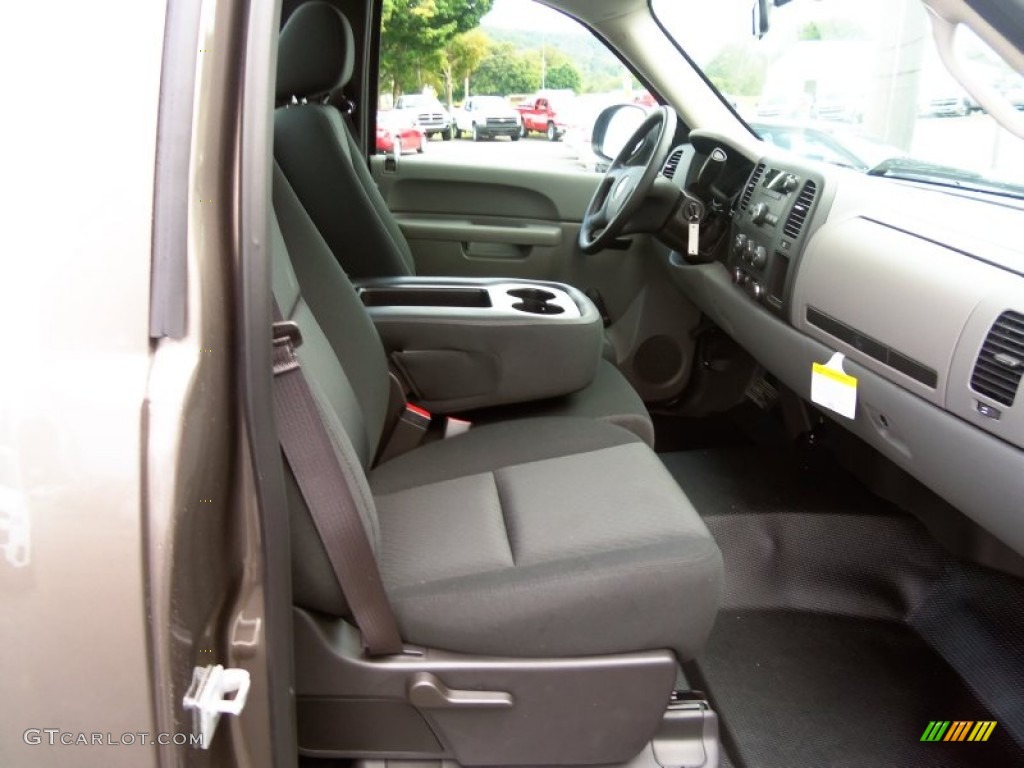 2013 Silverado 1500 Work Truck Regular Cab - Mocha Steel Metallic / Dark Titanium photo #13